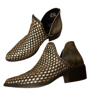 Musse & Cloud Anthropologie leather ankle boots